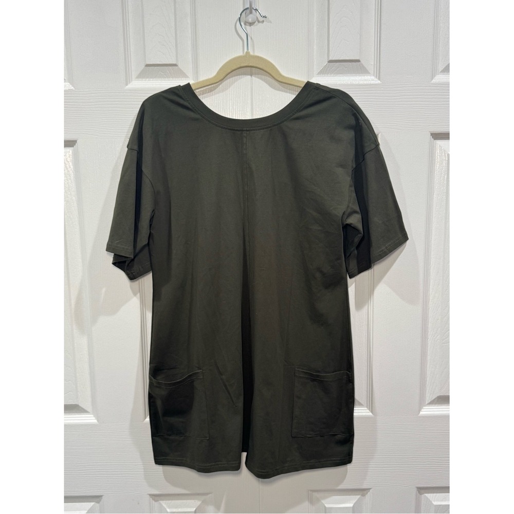 🍃🐍  Romper Tee in Dark Olive Green NWT 🐍🍃 - Picture 7 of 9